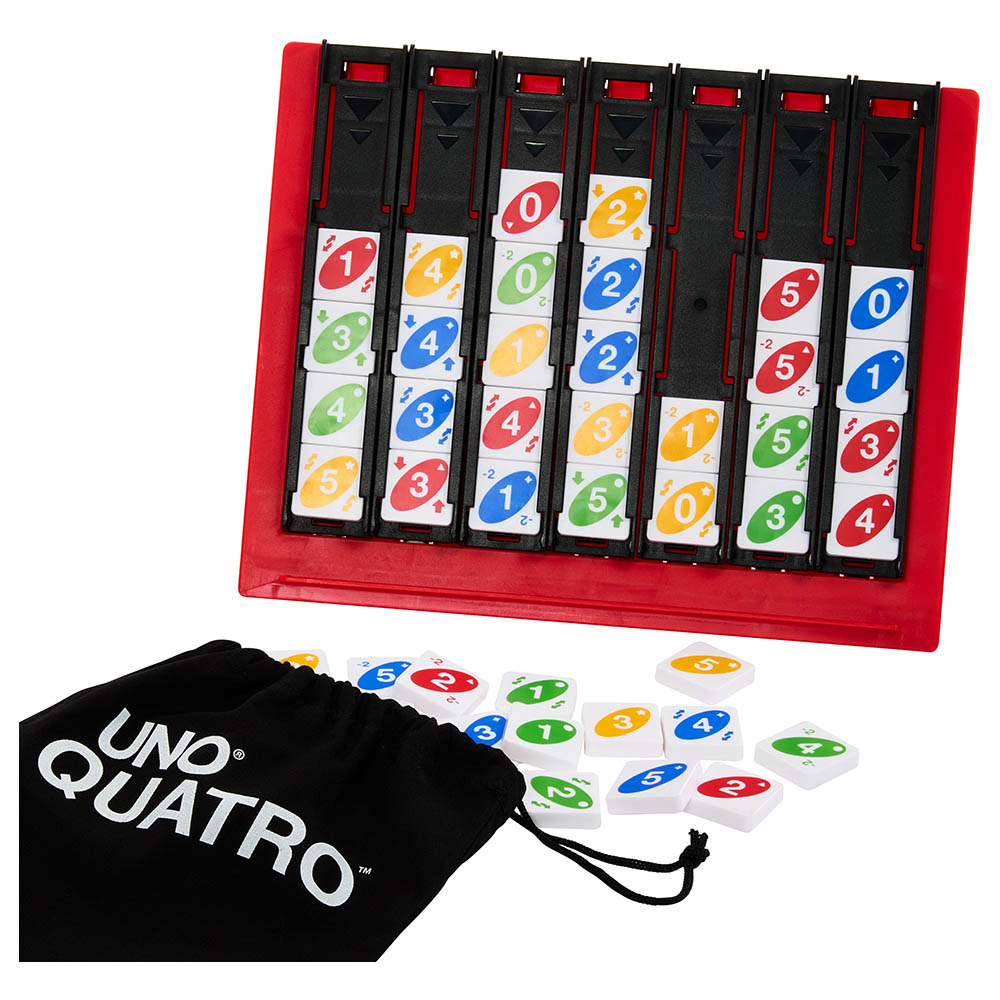Mattel Games - Uno Quatro Card Game