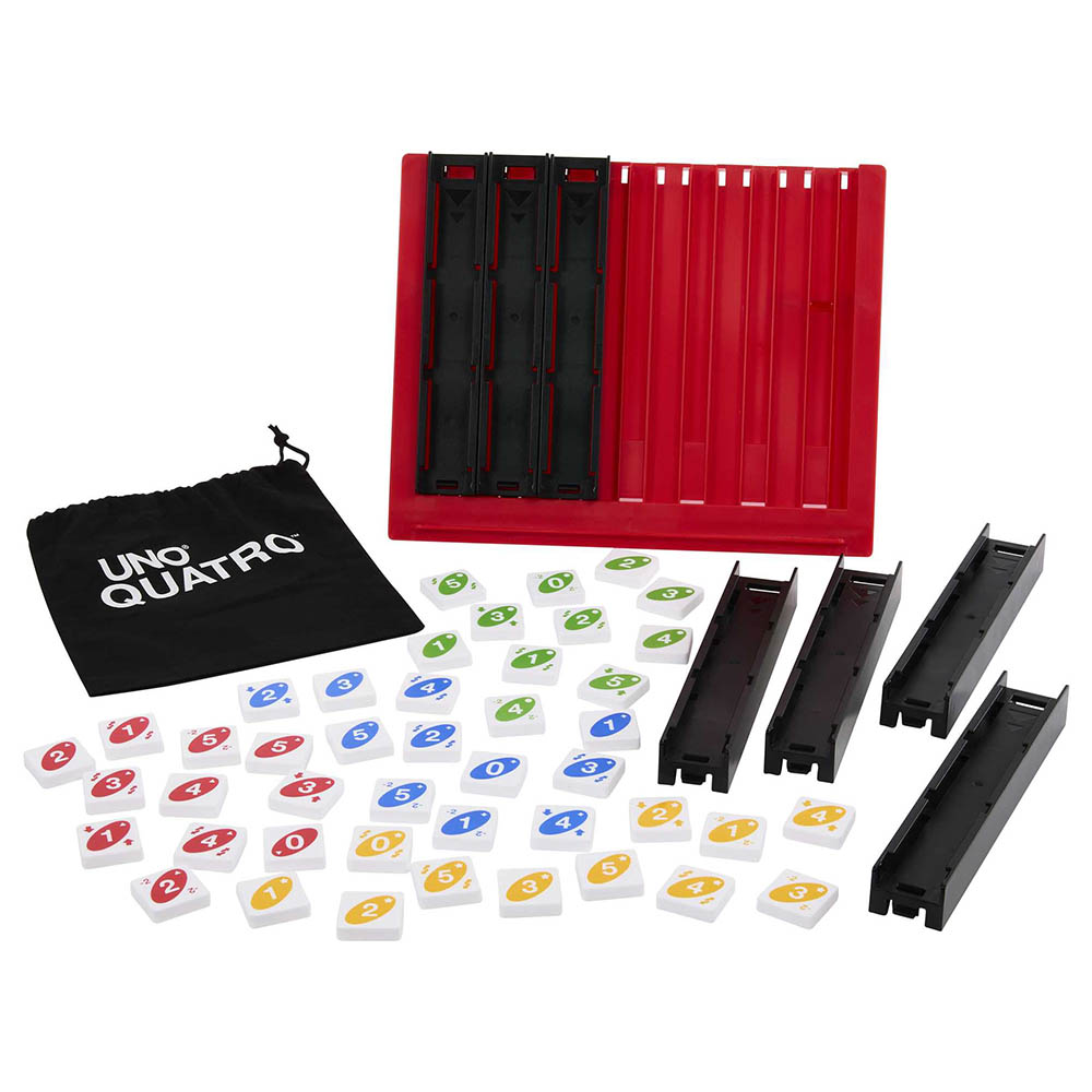 Mattel Games - Uno Quatro Card Game