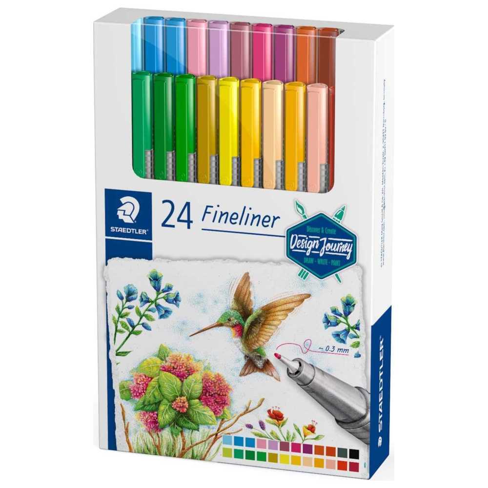 Staedtler - Fineliner Pens - 24 Pcs