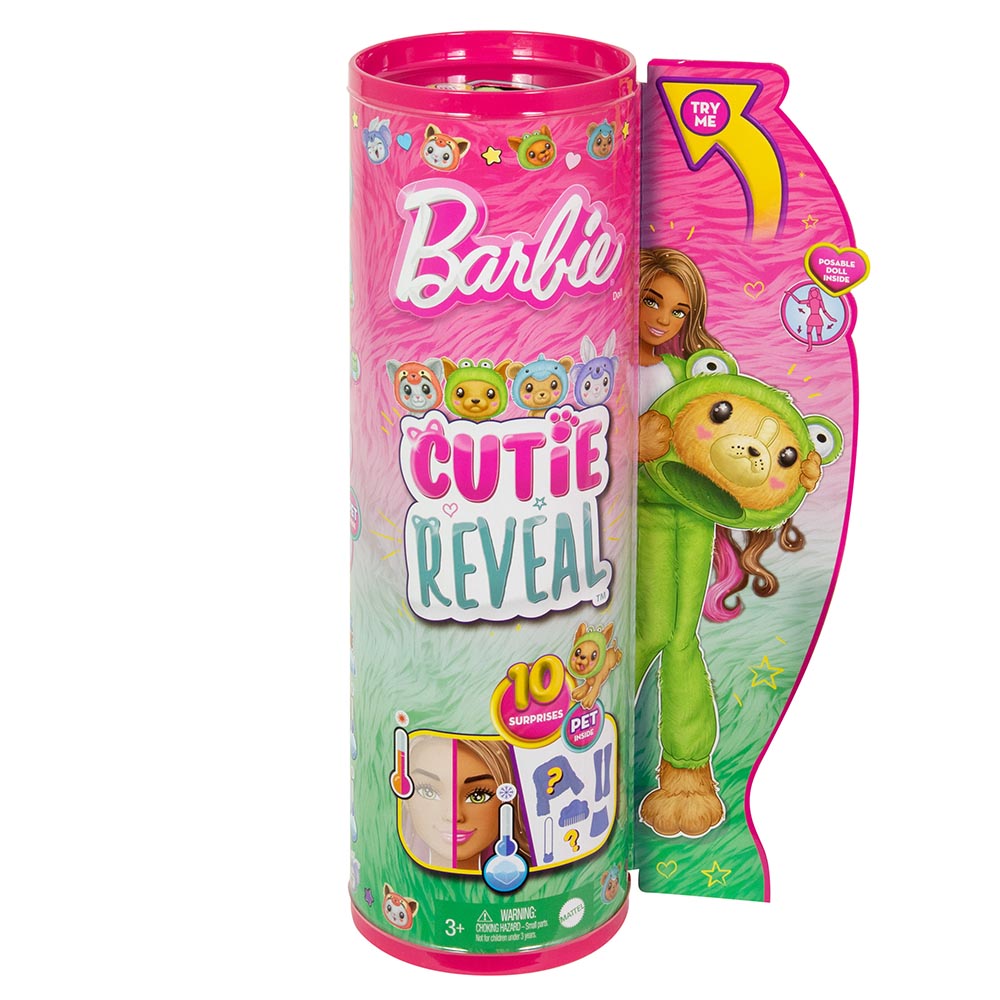 Barbie - ️ Cutie Reveal Costume Cuties Series - Dog In Frog