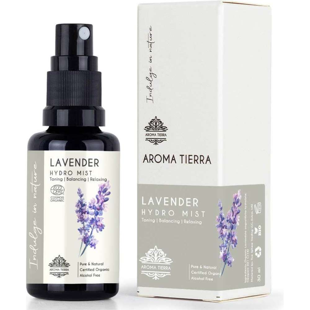 Aroma Tierra - Organic Lavender Water Hydrosol Mist - 30ml