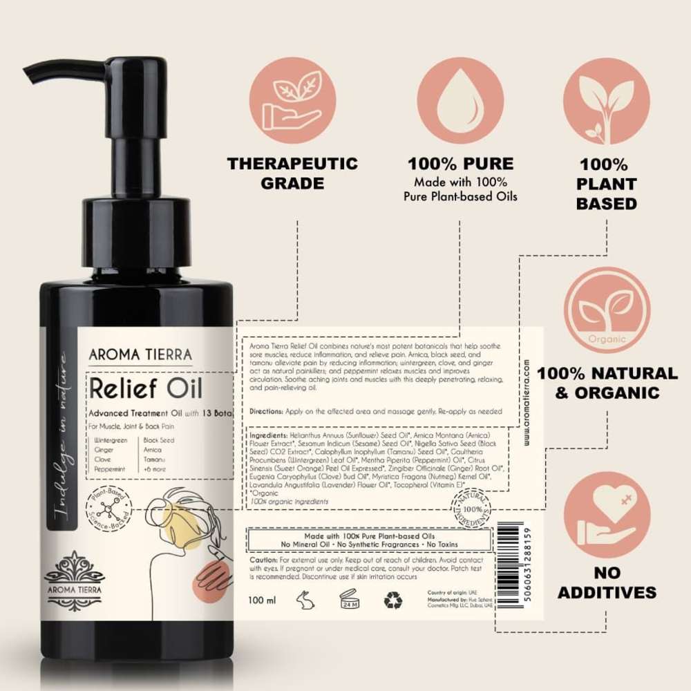 Aroma Tierra - Advanced Pain Relief Oil - 100ml