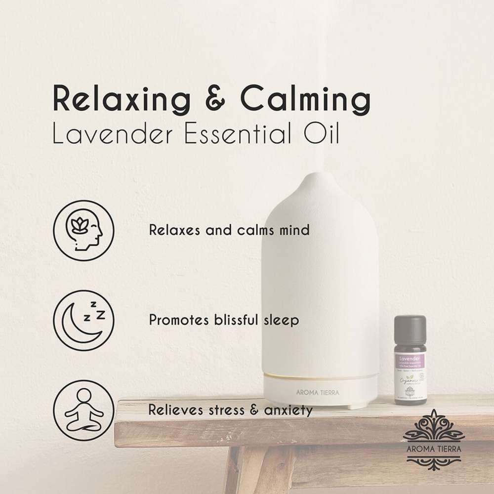 Aroma Tierra - Organic Lavender Essential Oil - 10ml