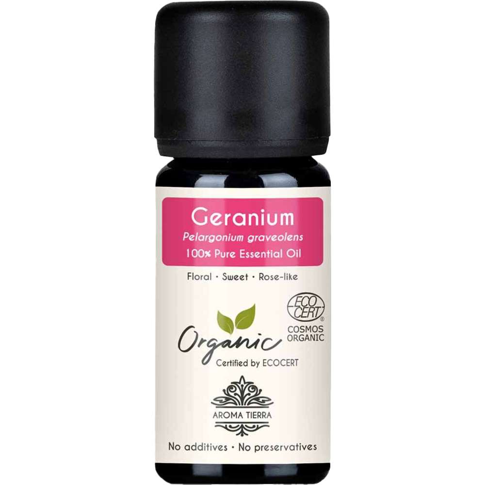 Aroma Tierra - Organic Geranium Essential Oil - 10ml