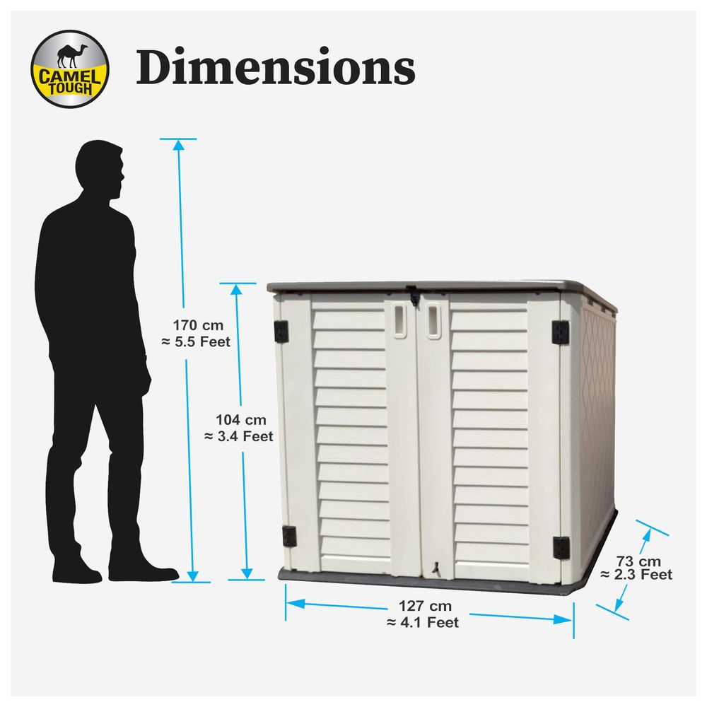 CamelTough - Heavy Duty Outdoor Storage Cabinet 772L