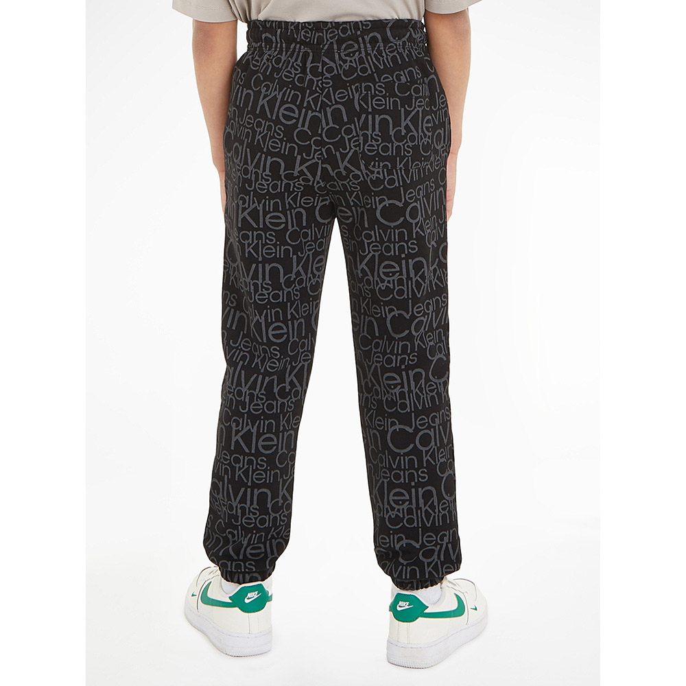 Calvin Klein Glow in the Dark All-Over Print Knit Pants Debossed - Black