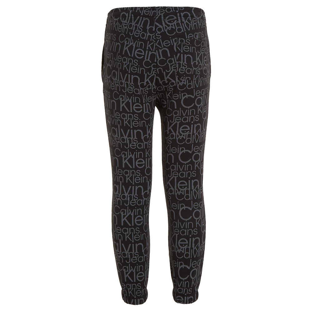 Calvin Klein Glow in the Dark All-Over Print Knit Pants Debossed - Black
