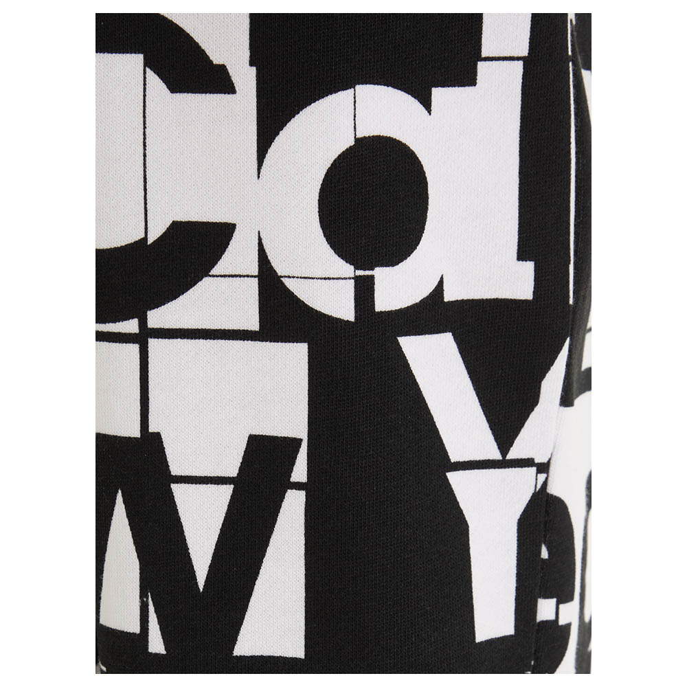 Calvin Klein Grid Printed Jogger - White/Black