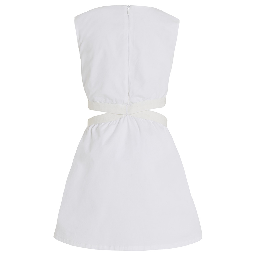 Calvin Klein Minimalistic Sleeveless Dress - White