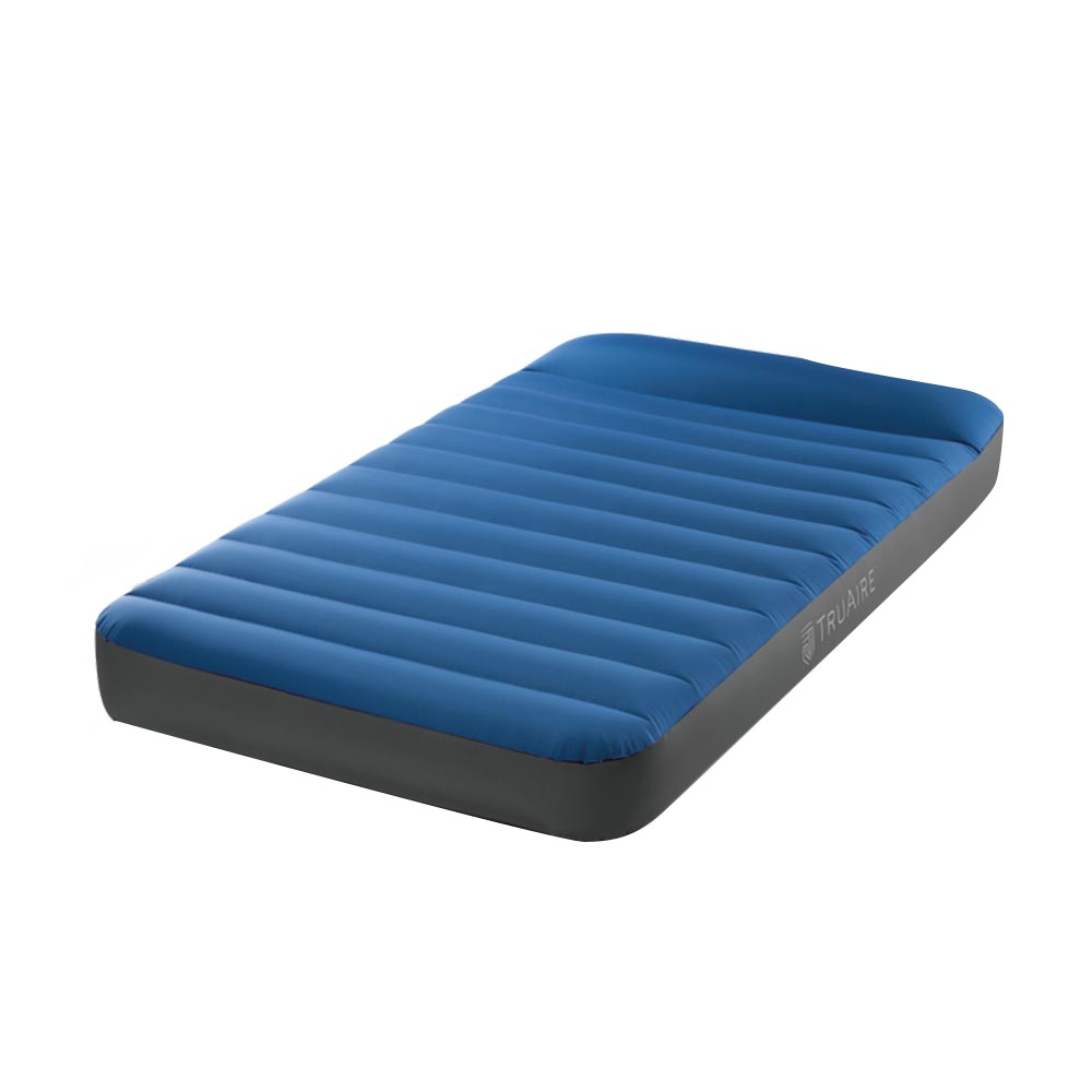 Intex - Dura-Beam Pillow Mattress With USB150 Pump - Blue - Twin