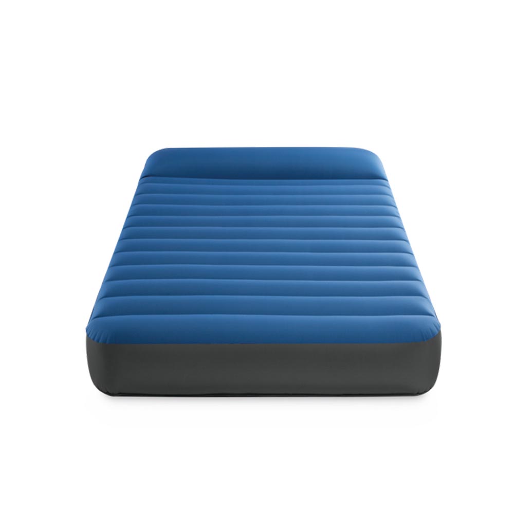 Intex - Dura-Beam Pillow Mattress With USB150 Pump - Blue - Twin