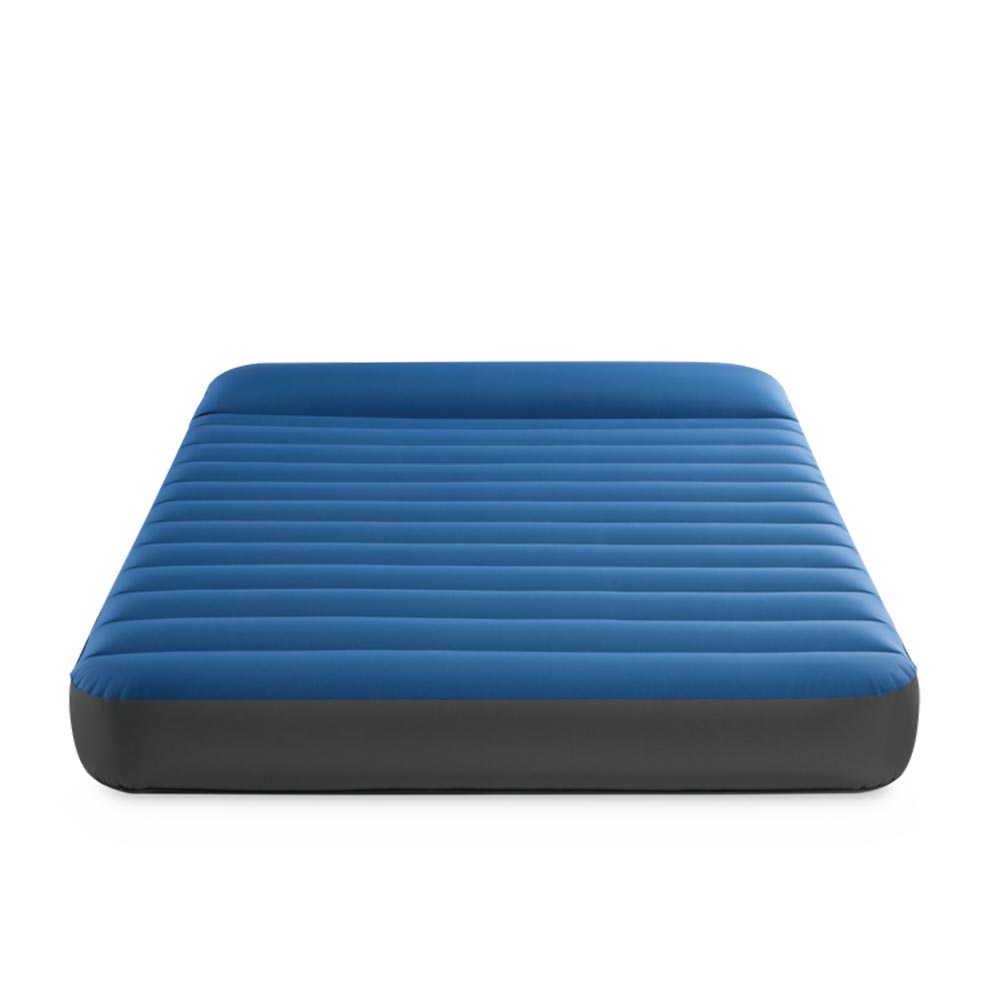 Intex - Dura-Beam Pillow Mattress With USB150 Pump - Blue - Full