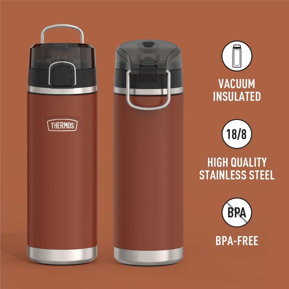 Thermos - Icon Vacuum Insulated Bottle With Spout - Saddle - 710ml