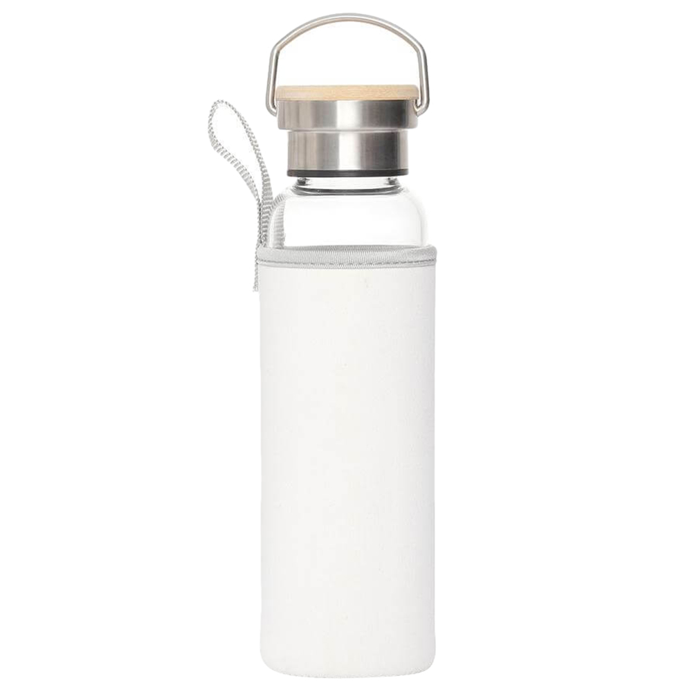 Hans Larsen - Floha Borosilicate Bottle With Neo Sleeve - White