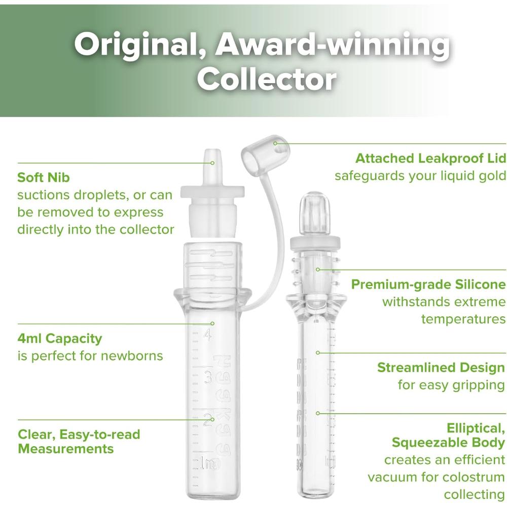 Haakaa - Silicone Colostrum Collectors - Pack of 2 - (Pre-Sterilized)