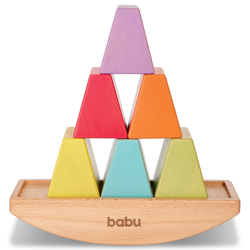 Babu - Rainbow Rocker Stacking Toy