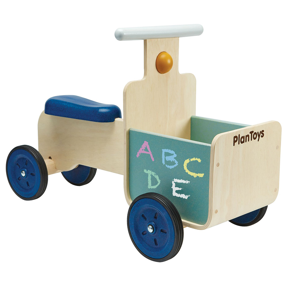 Plan Toys - Delivery Toy Bike - Orchard