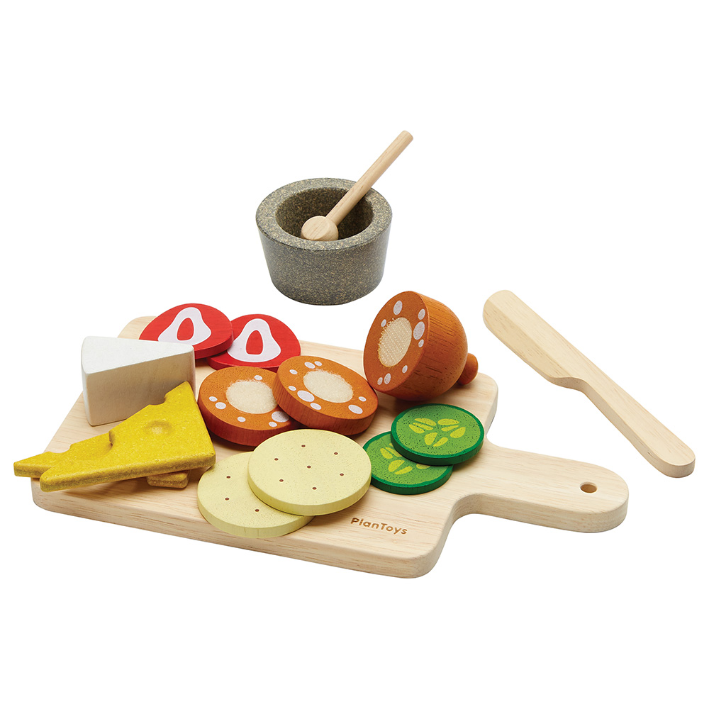 Plan Toys - Cheese & Charcuterie Board Playset