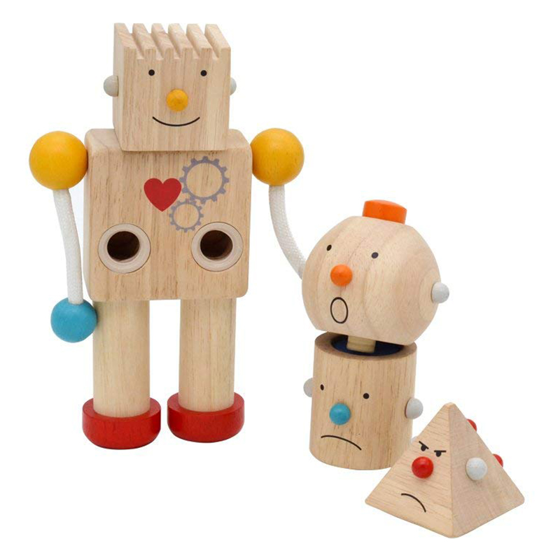 Plan Toys - Build A Robot - Beige