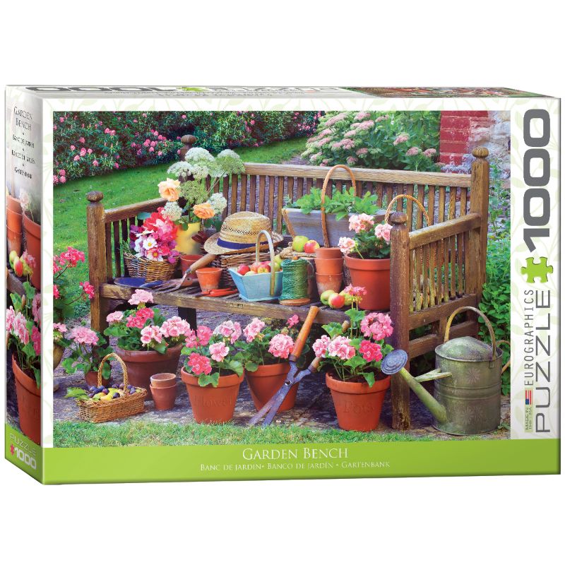 EuroGraphics Toys Garden Bench Jigsaw Puzzle - 1000Pcs