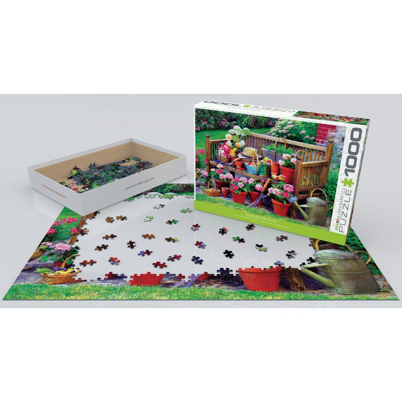 EuroGraphics Toys Garden Bench Jigsaw Puzzle - 1000Pcs