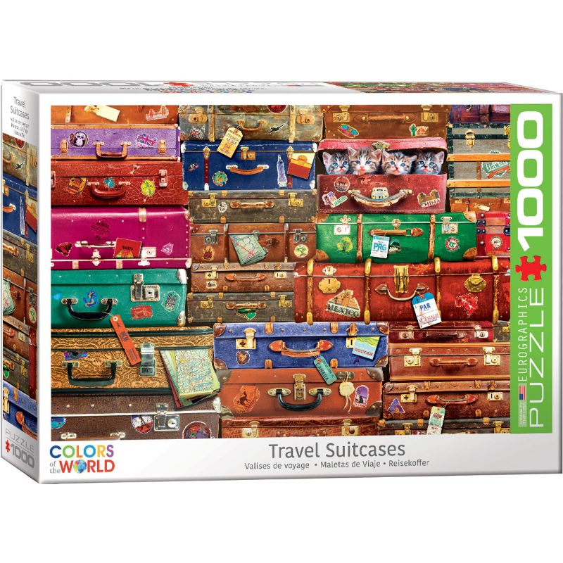 EuroGraphics Toys - Travel Suitcases Puzzle 1000Pcs