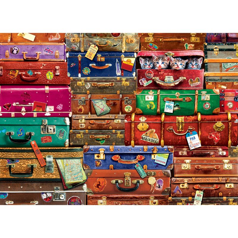 EuroGraphics Toys - Travel Suitcases Puzzle 1000Pcs