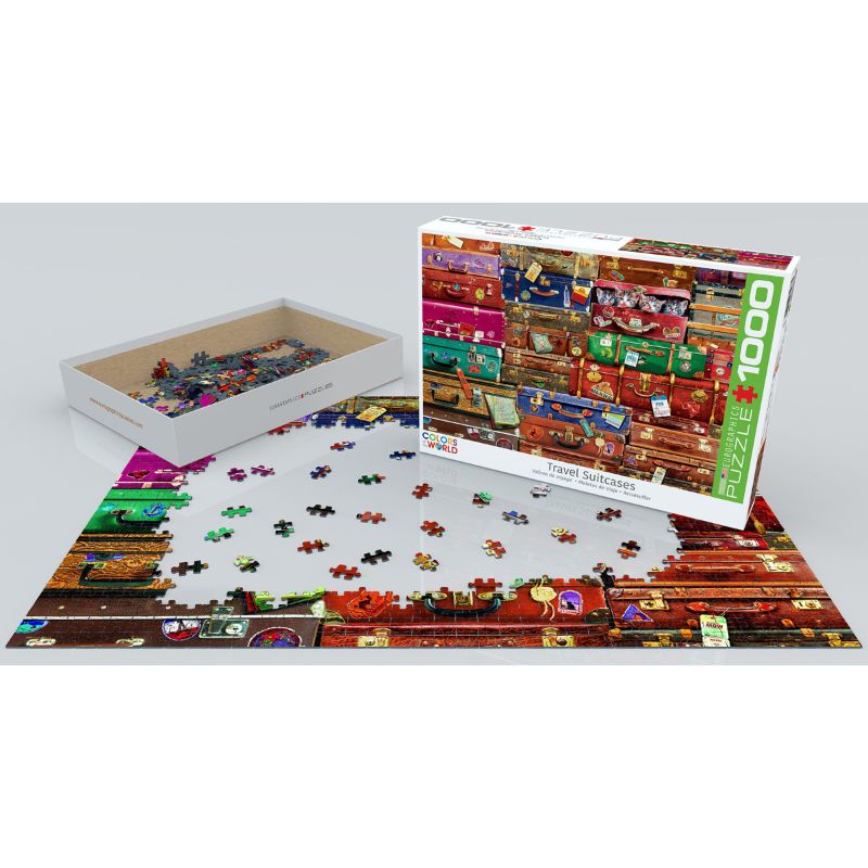 EuroGraphics Toys - Travel Suitcases Puzzle 1000Pcs
