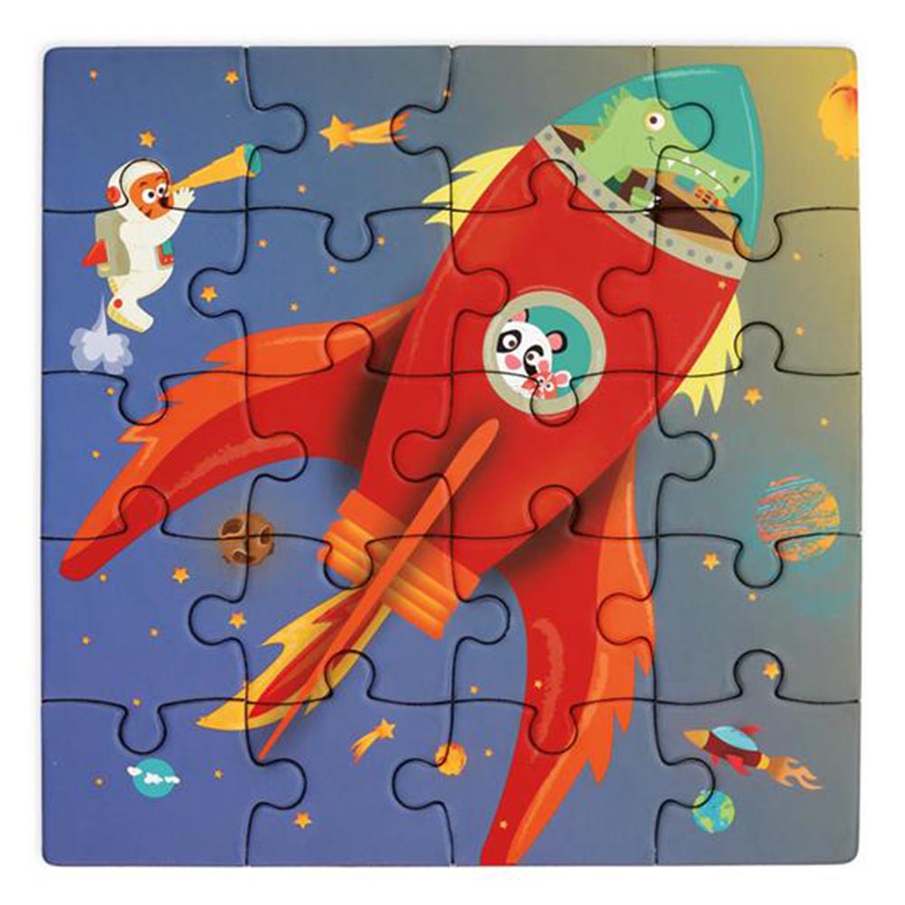 Scratch Europe - Scratch Magnetic Puzzle Book To Go Space