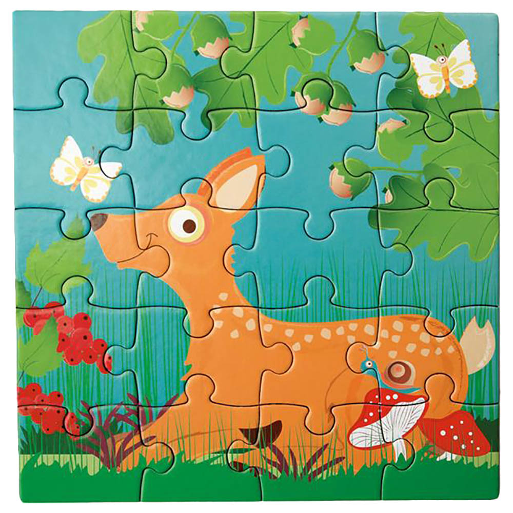 Scratch Europe - Magnetic Puzzle Book To Go - Forest Life 20pcs