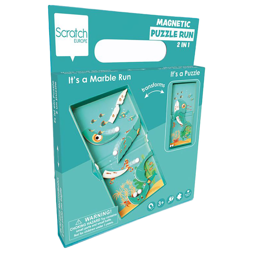 Scratch Europe - Magnetic Puzzle Run - Whale 9pcs