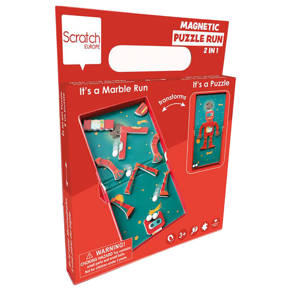 Scratch Europe - Magnetic Puzzle Run - Robot 11pcs