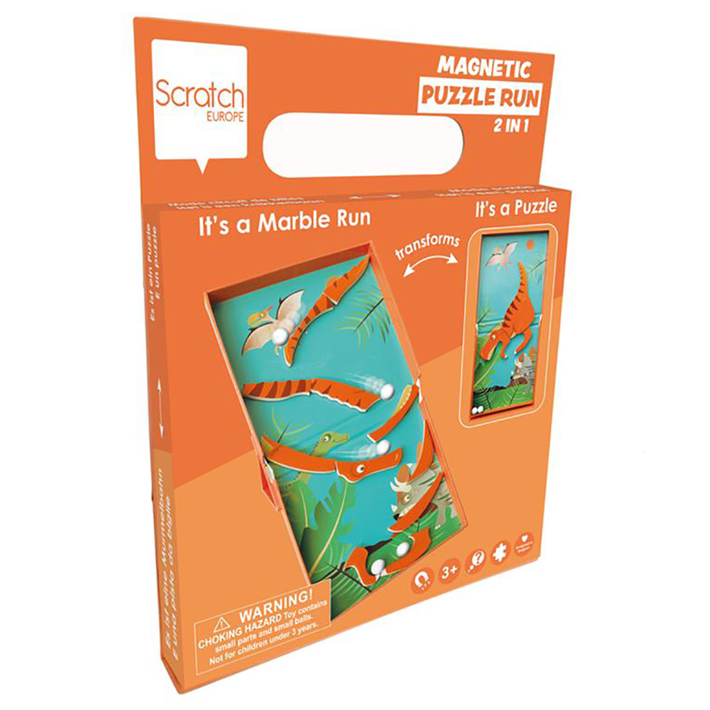 Scratch Europe - Magnetic Puzzle Run - Dino 11pcs