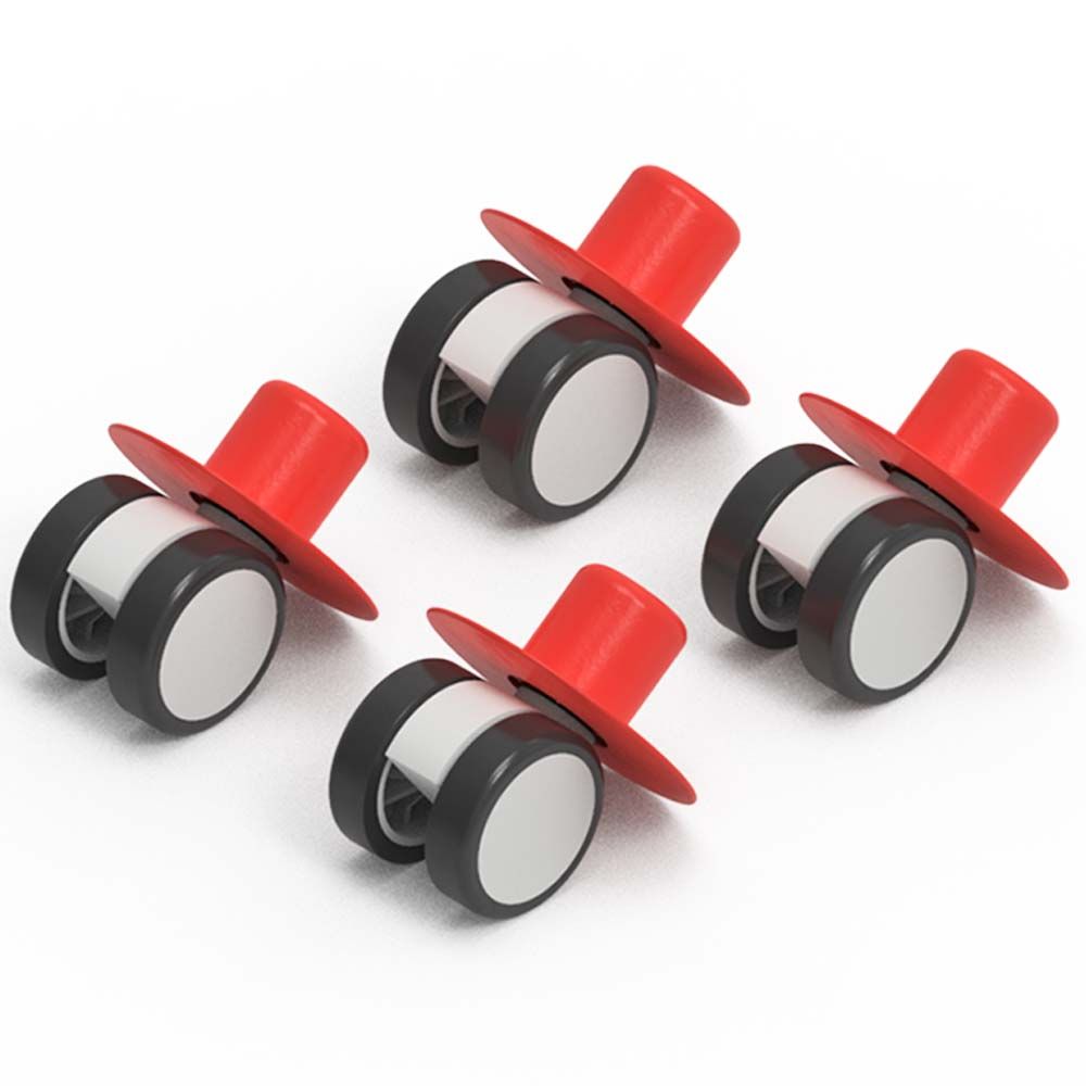 MODU - Explorer Kit - Red Pegs & Grey Blocks - 21pcs