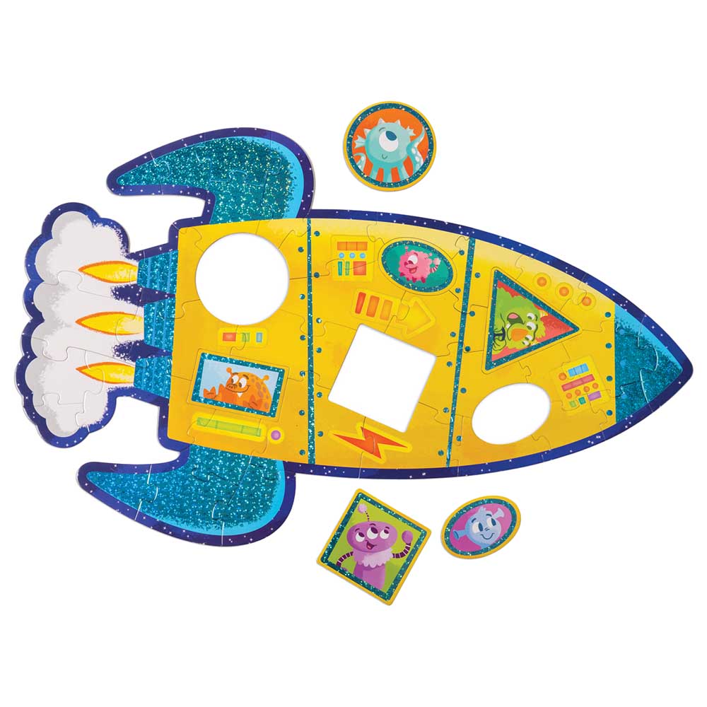 Peaceable Kingdom - Floor Rocket Puzzle - 39pcs