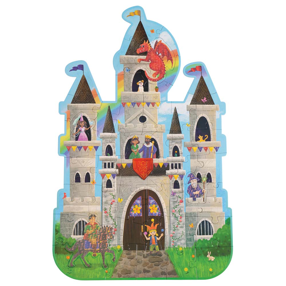 Peaceable Kingdom - Floor Castle Puzzle - 48pcs