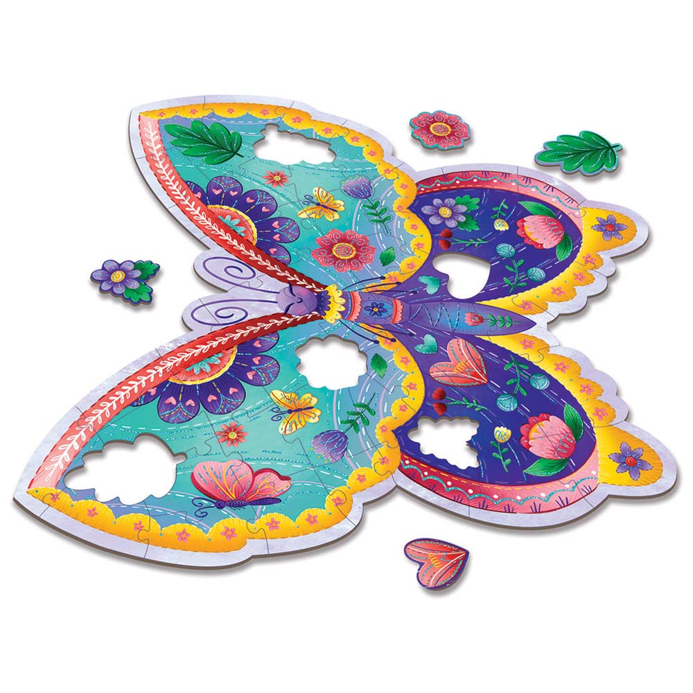 Peaceable Kingdom - Butterfly Floor Puzzle 53Pcs