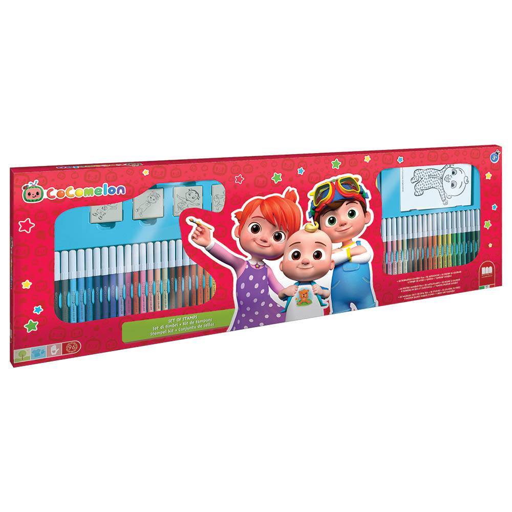 Multiprint - Cocomelon Coloring Kit With 60 Felt-Tip Pens