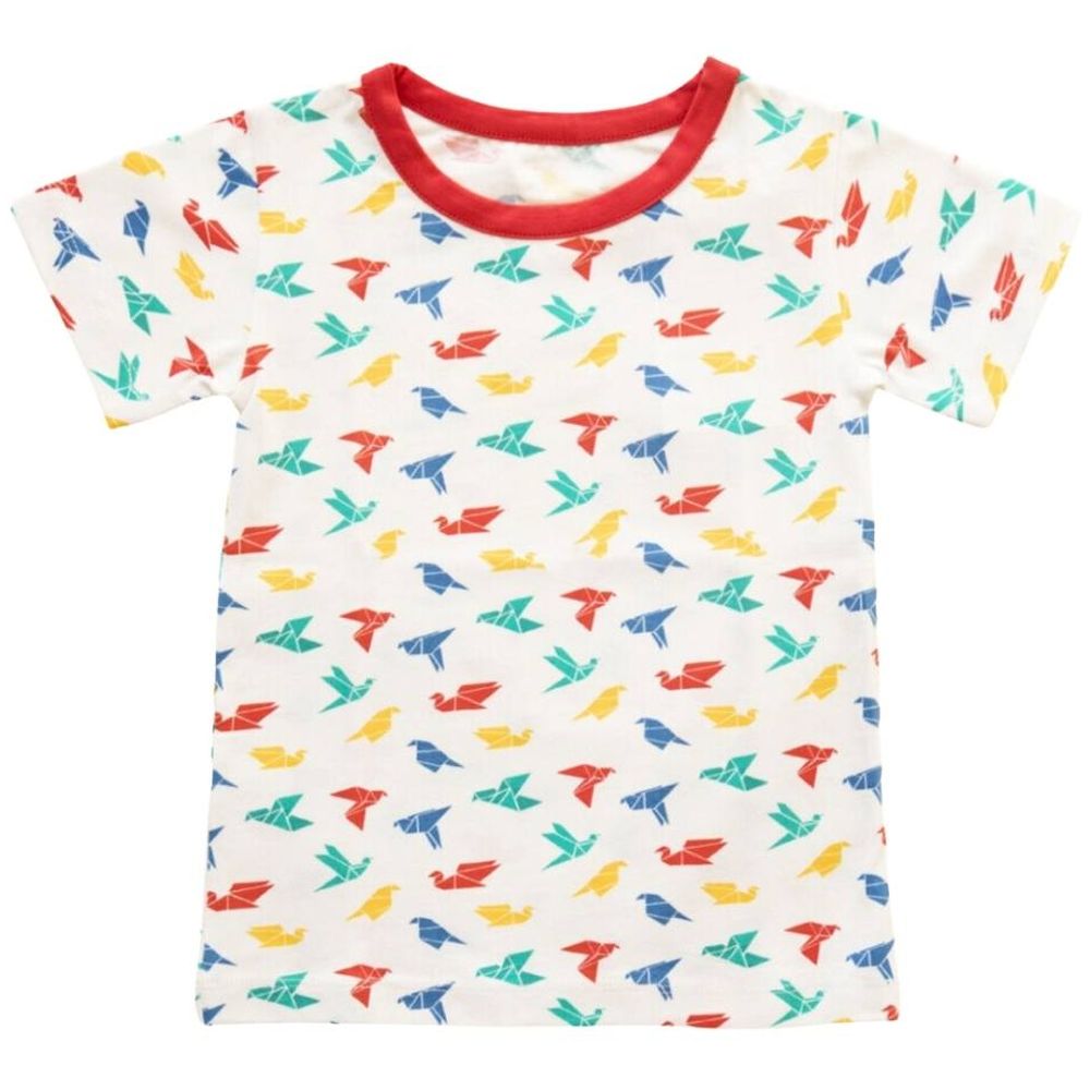 Ola Otter Baby Round Neck Oversize T-Shirt Gummy Birds