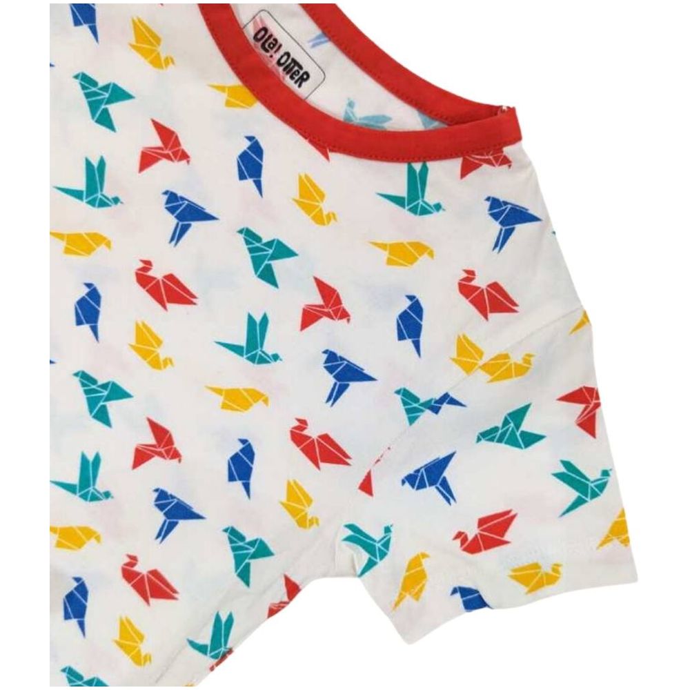 Ola Otter Baby Round Neck Oversize T-Shirt Gummy Birds