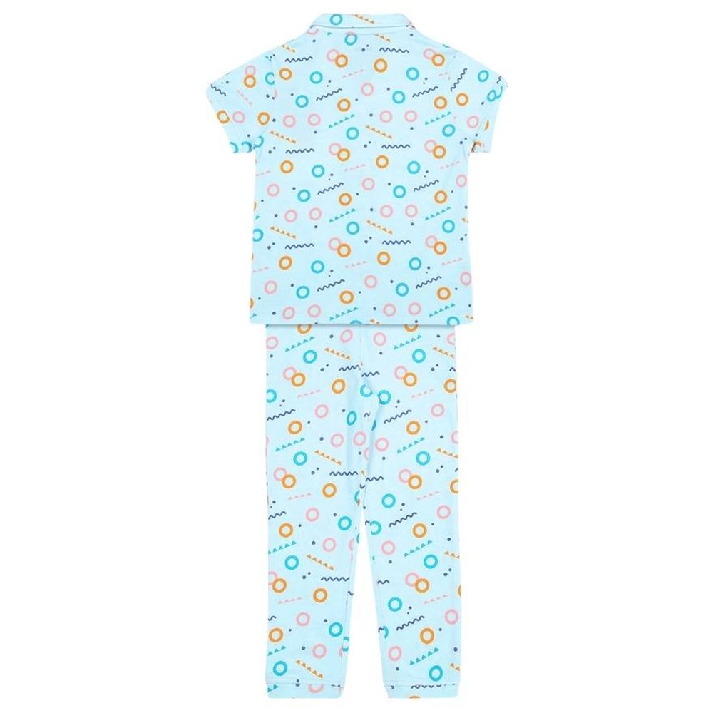 Ola Otter Kids Short Sleeve Nightsuit Free Float - 2 Pcs