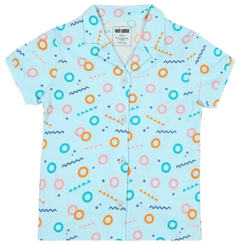 Ola Otter Kids Short Sleeve Nightsuit Free Float - 2 Pcs