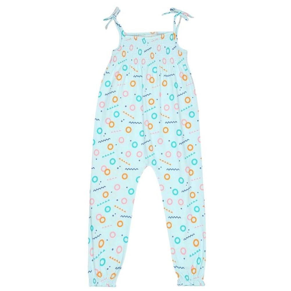 Ola Otter Smocked Jumpsuit Free Float