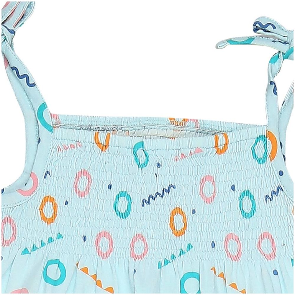 Ola Otter Smocked Jumpsuit Free Float