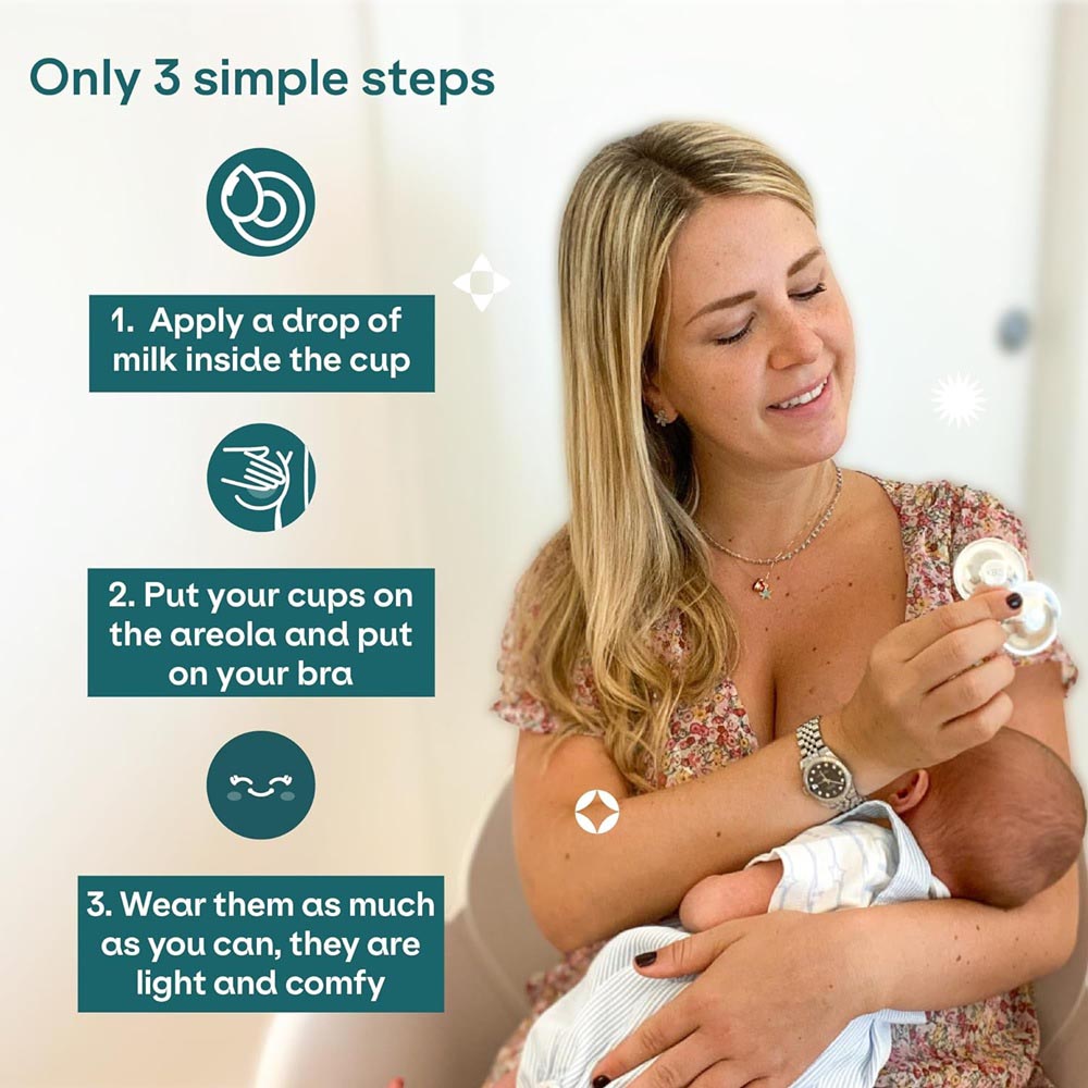 Koala Babycare - Silver Cups Nipple Shields - Maxi