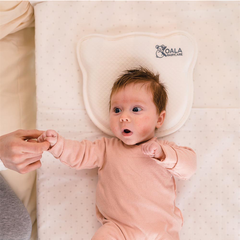Koala Babycare - Perfect Head Flat Head Baby Pillow - White