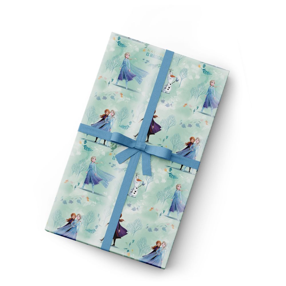 Party Centre - Disney Frozen Gift Wrap - Blue