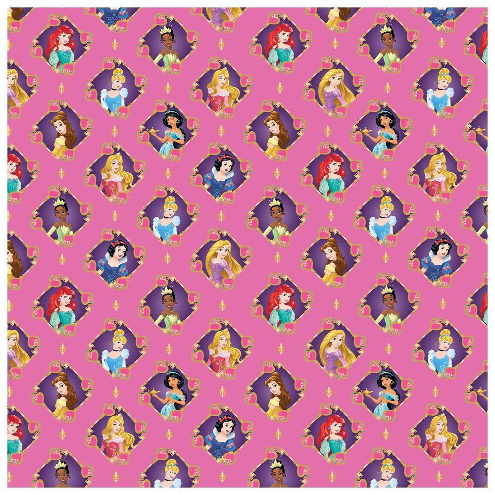 Party Centre - Disney Princesses Keys To The Kingdom Gift Wrap