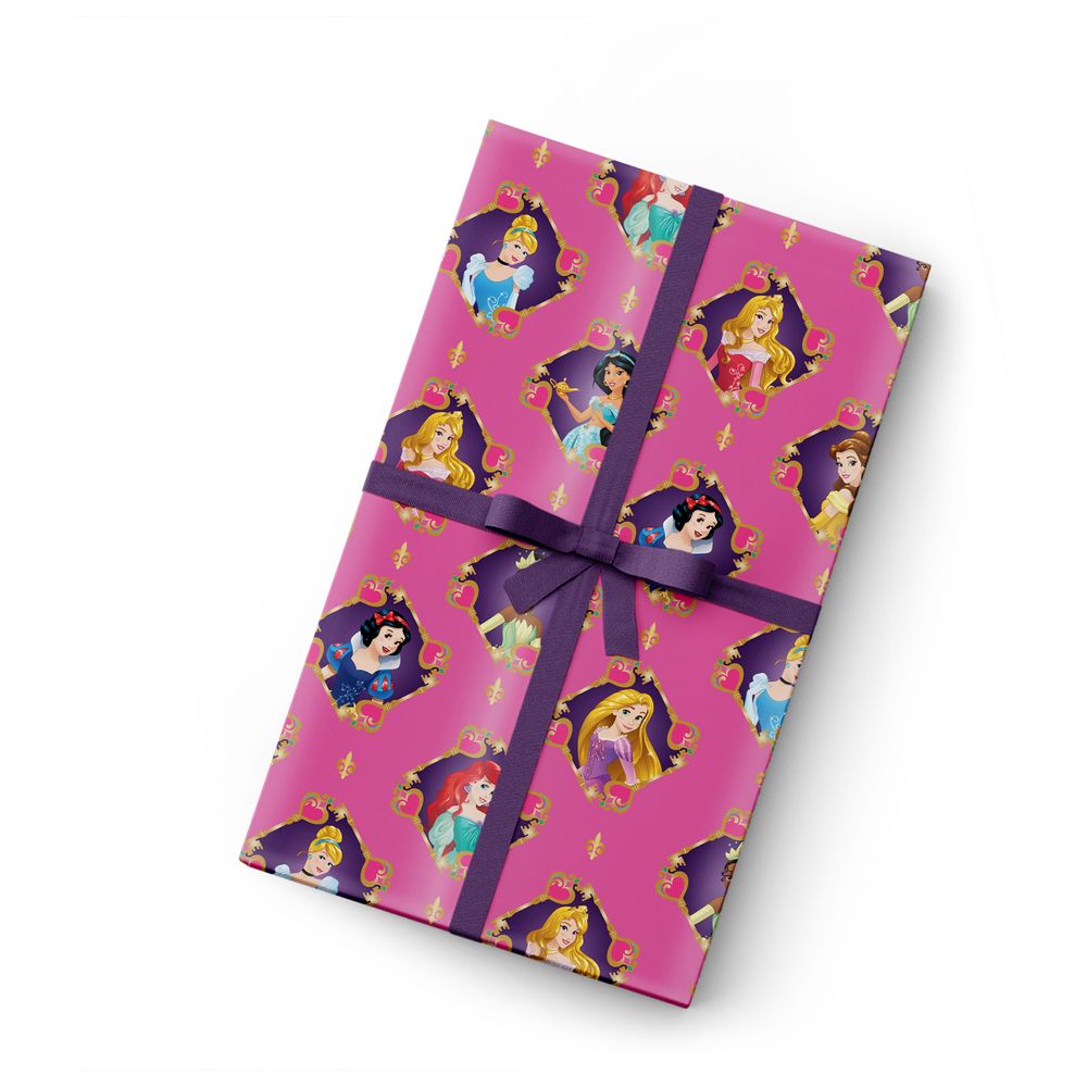 Party Centre - Disney Princesses Keys To The Kingdom Gift Wrap