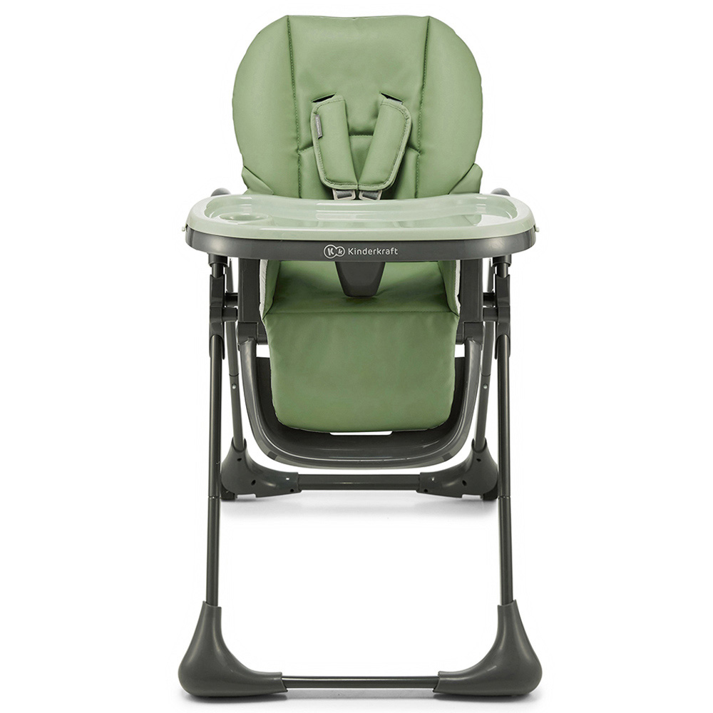 Kinderkraft - Tummie 2-in-1 Folding High Chair Bouncer 0-3Y- Green